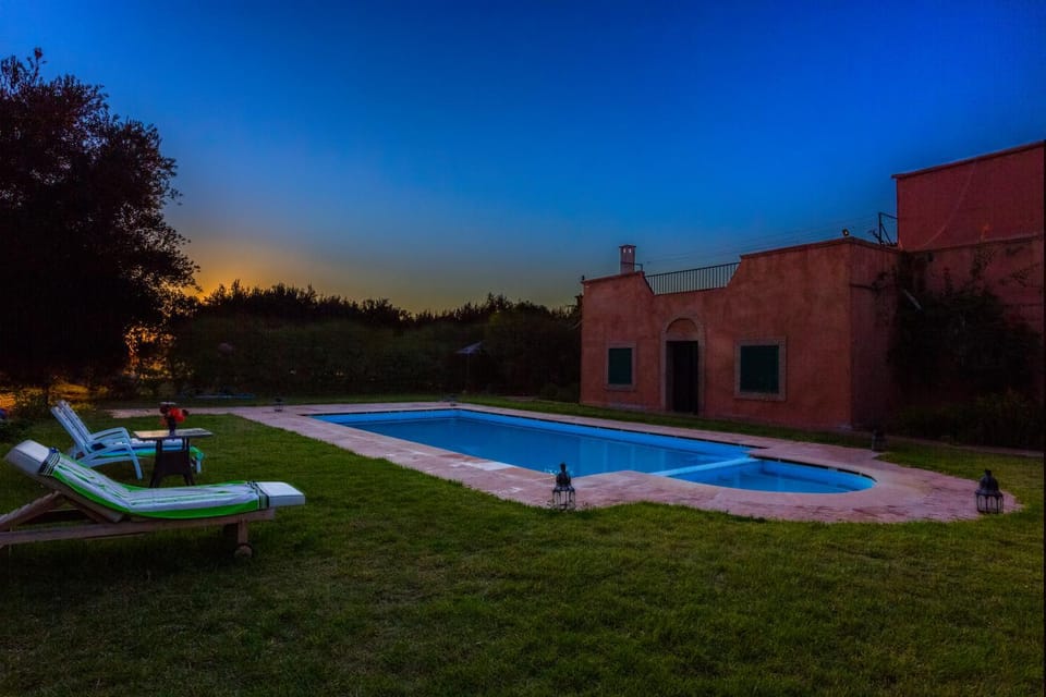 Night, Garden view, Pool view, Swimming pool, Sunset