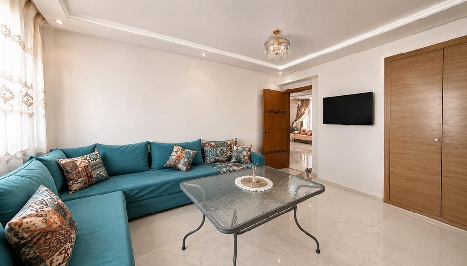 Appartement Premium Vue sur piscine & Jardin Privé Apartment in Casablanca-Settat