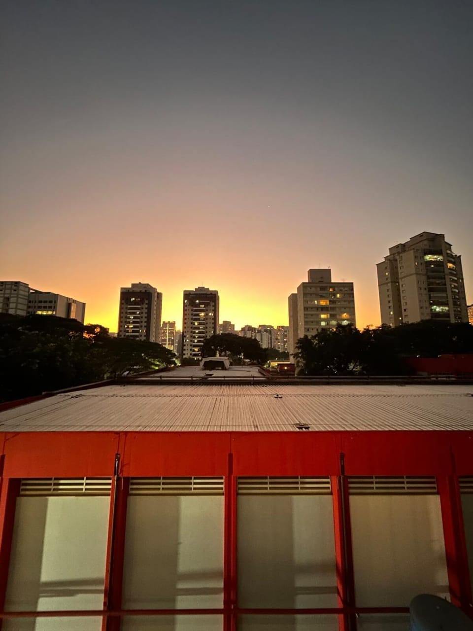 Day, City view, Sunset