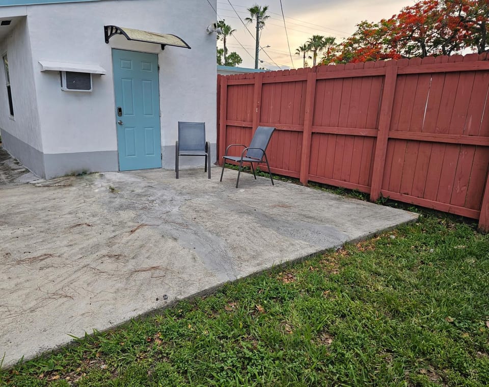 Property building, Patio