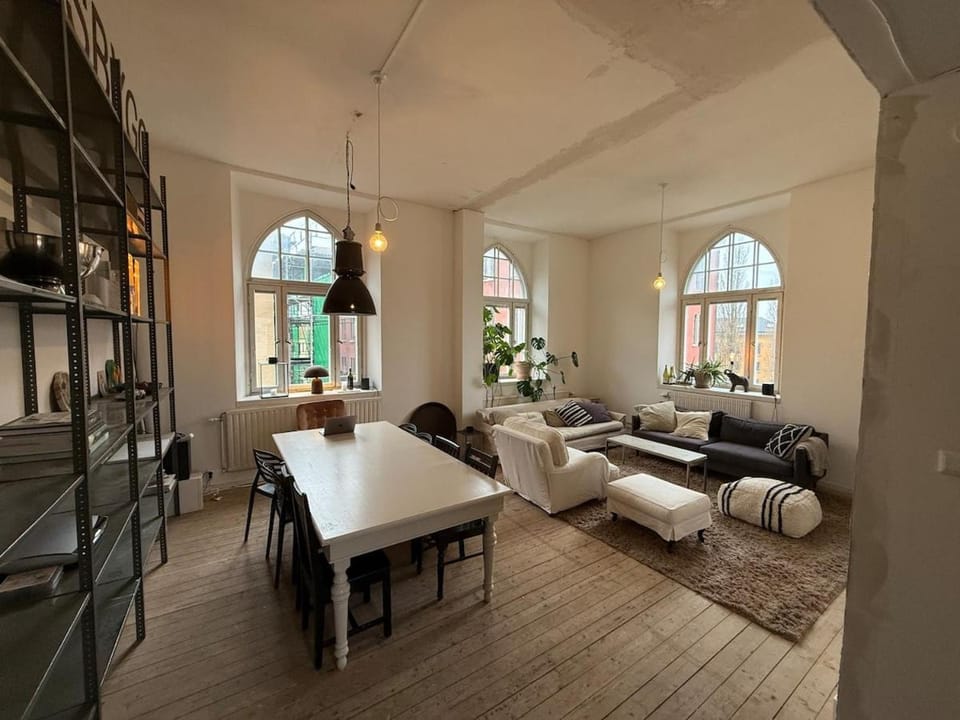 the bank in central Visby Apartment in Visby