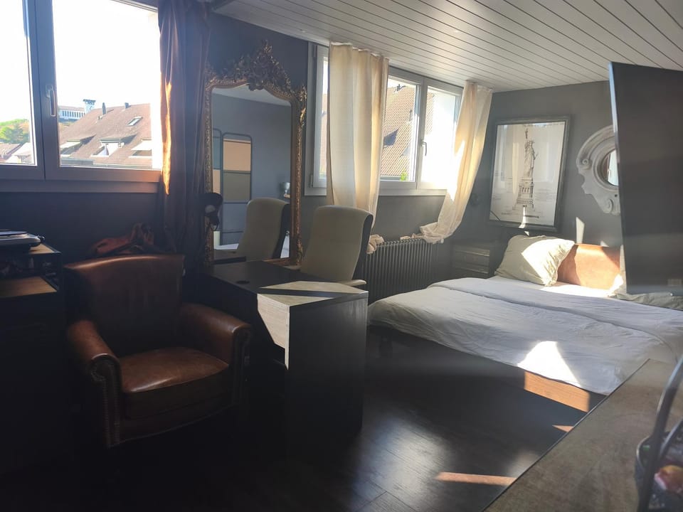 Peaceful room with private bathroom TV Wi-Fi free Parking Near Brugg Baden Zürich Apartment in Aargau, Switzerland