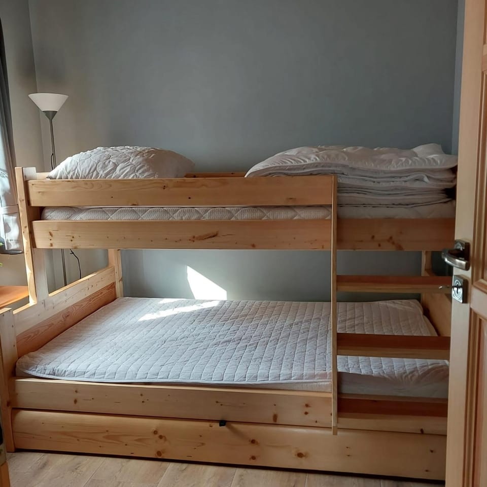 Photo of the whole room, Bedroom, bunk bed