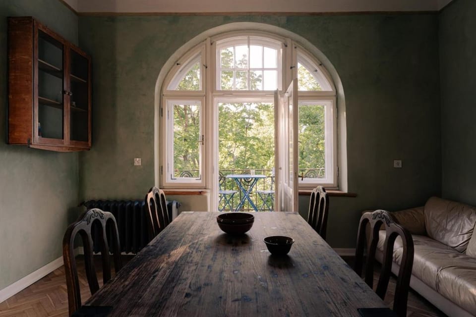 Art Noveau Gem with Balcony Apartment in Riga