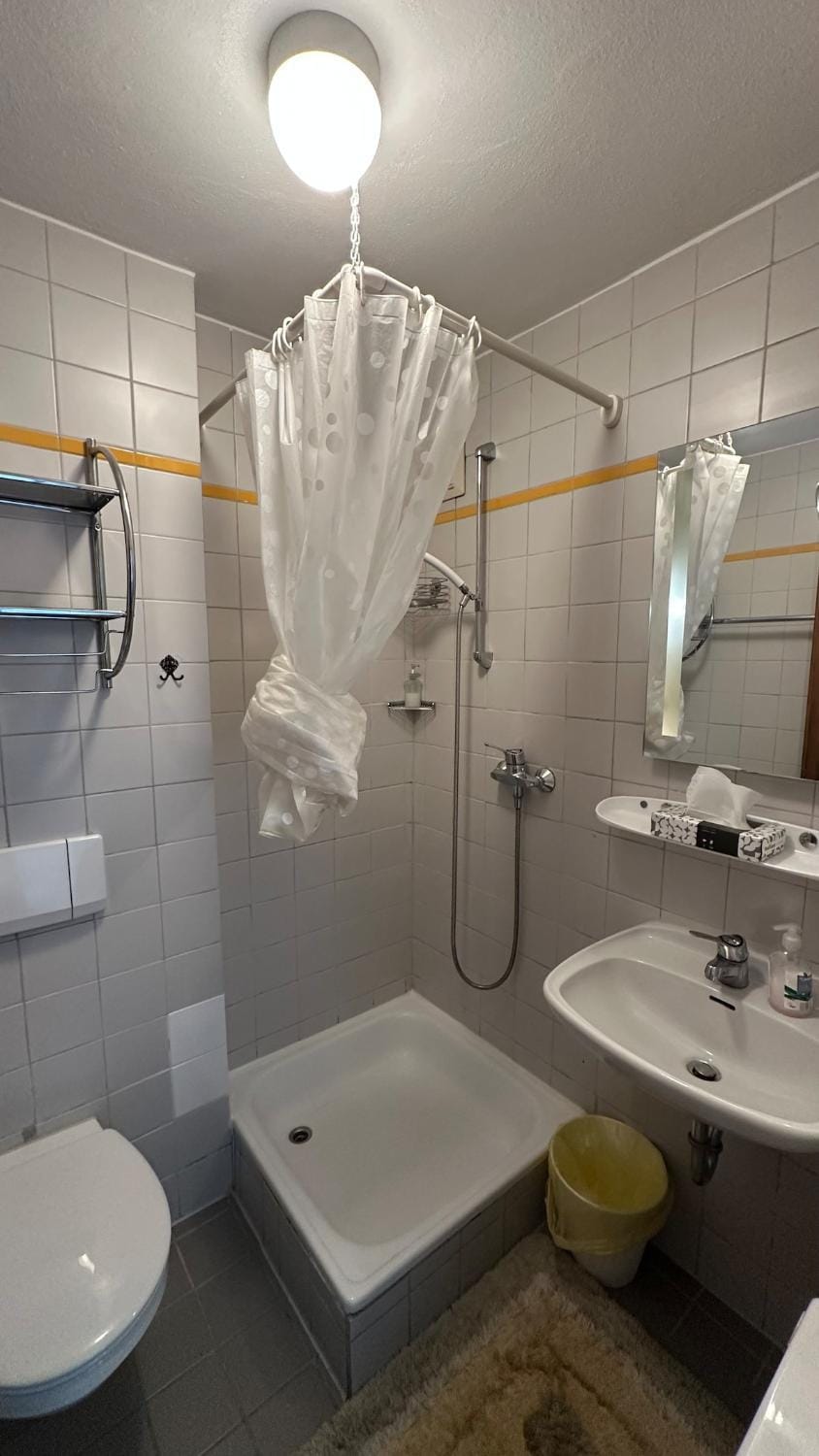 Shower, Toilet, Bathroom, towels