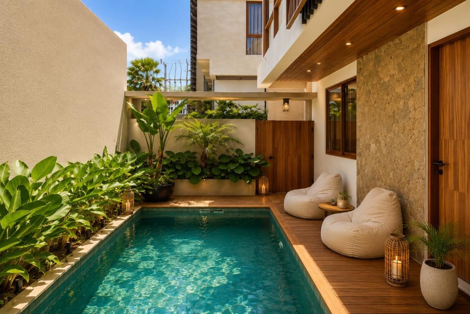 Pool view, Swimming pool