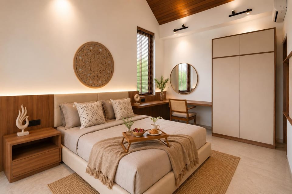 Bed, Bedroom, wardrobe