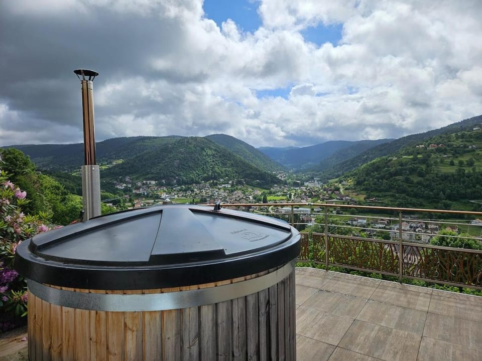 Le cerf N, bain nordique, vue montagne, 8p Chalet in La Bresse