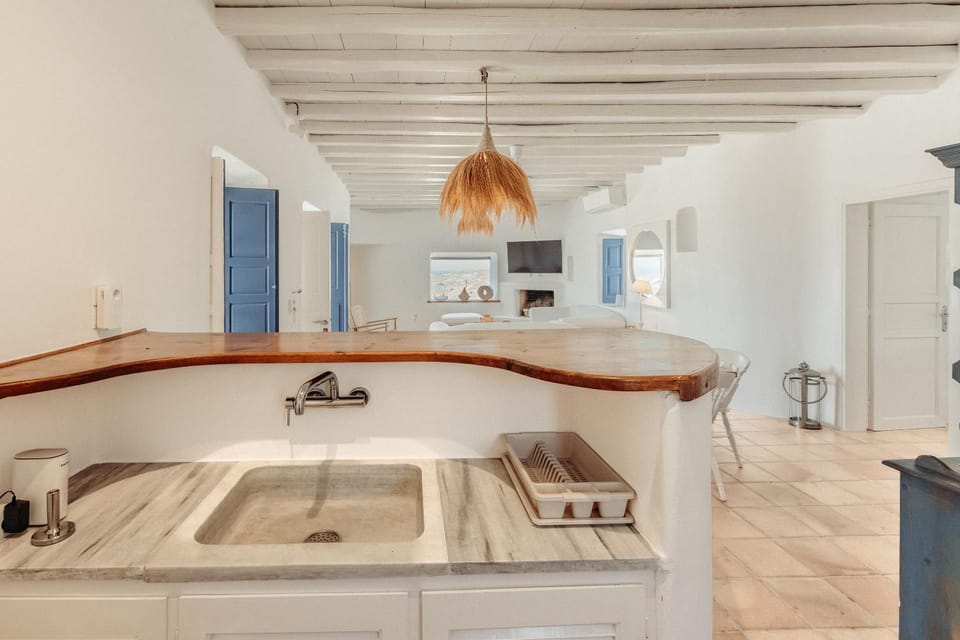 Villa Angelica w Pool, Sea View, 2BDR Villa in Decentralized Administration of the Aegean