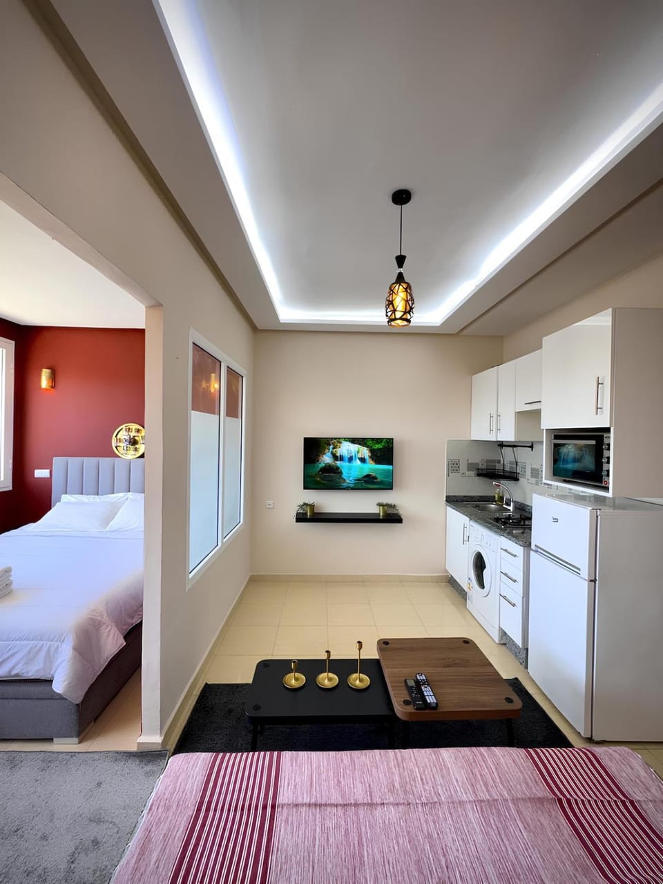 Majorelle Grenat stylish and bright Apartment in Tangier