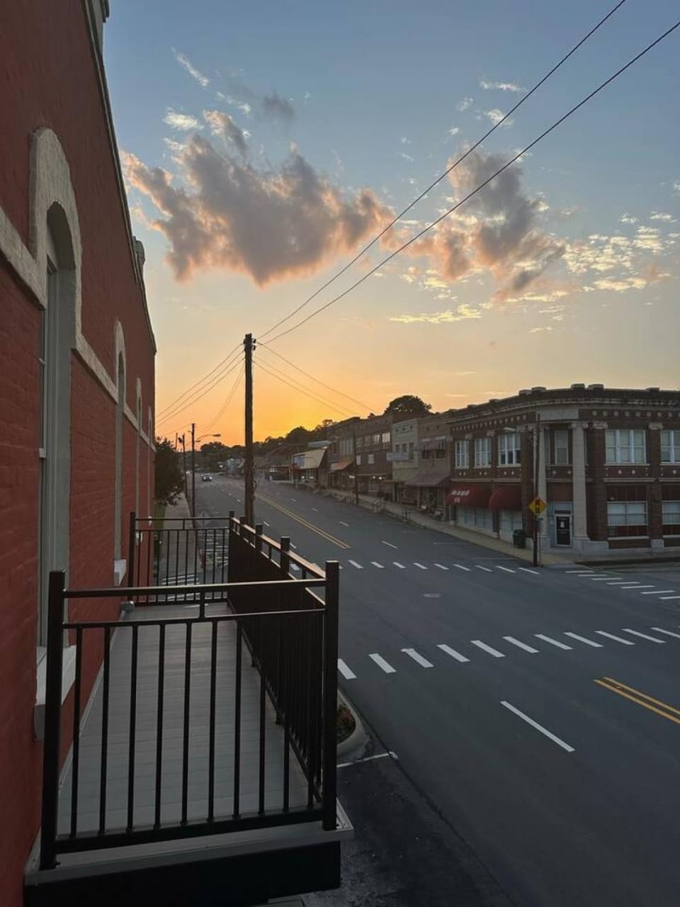 Street view, Sunset