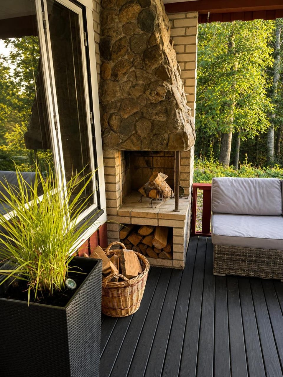 Day, Garden, Balcony/Terrace, Seating area
