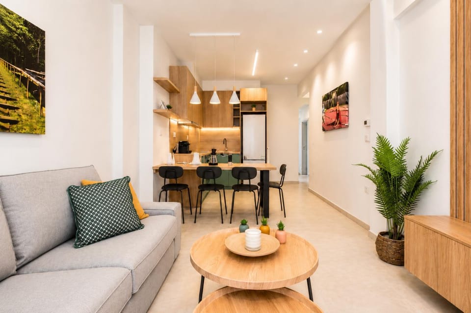Living room, Seating area, Dining area
