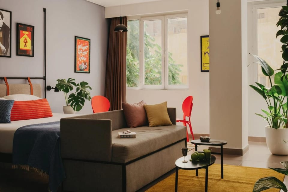 Living room, Bedroom