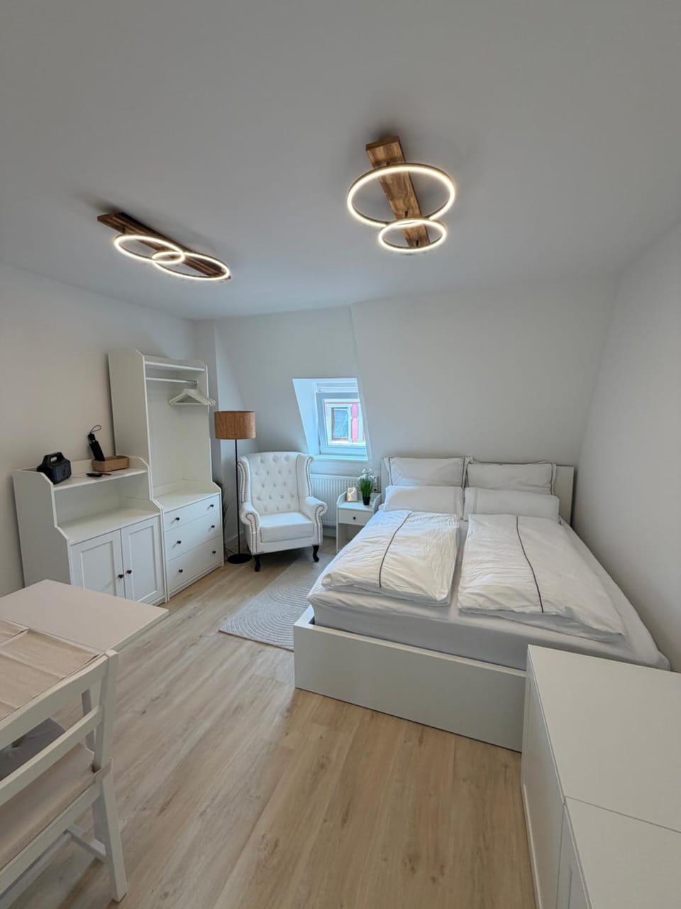 Photo of the whole room, wardrobe