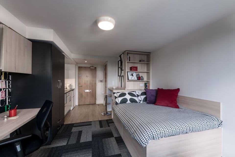 Bed, Kitchen or kitchenette, Photo of the whole room, Seating area, Dining area, Bedroom, wardrobe