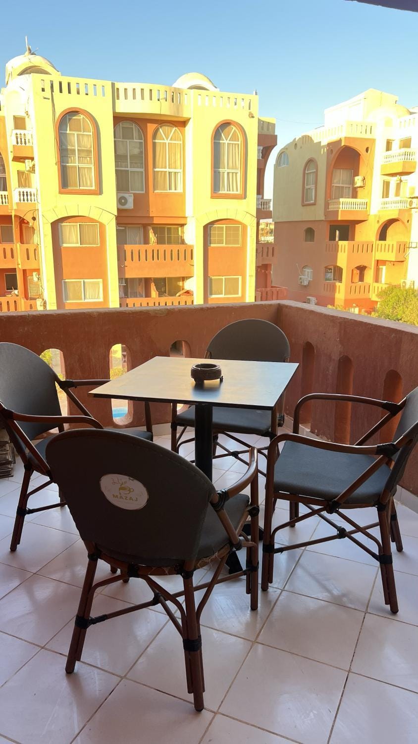 View (from property/room), Balcony/Terrace, Pool view