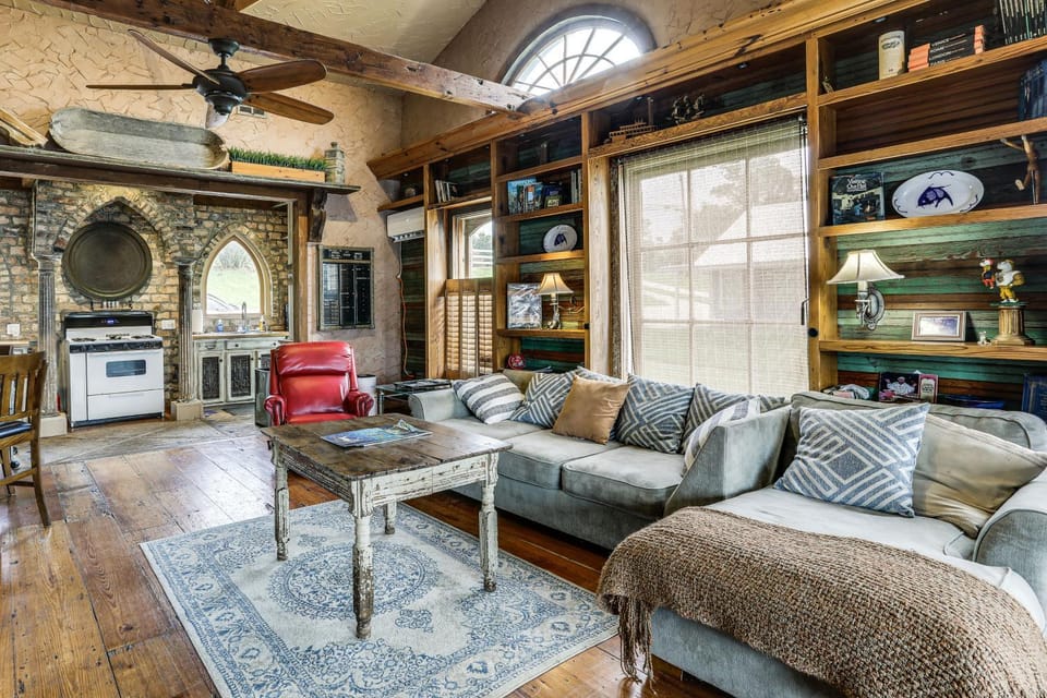 River Waterfront Retreat w/ Dock & Fire Pit House in False River