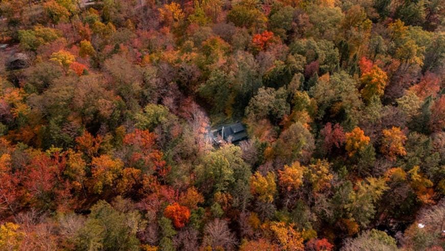 Mossybrook Hideout Private Creek Oasis w Hot Tub House in High Falls