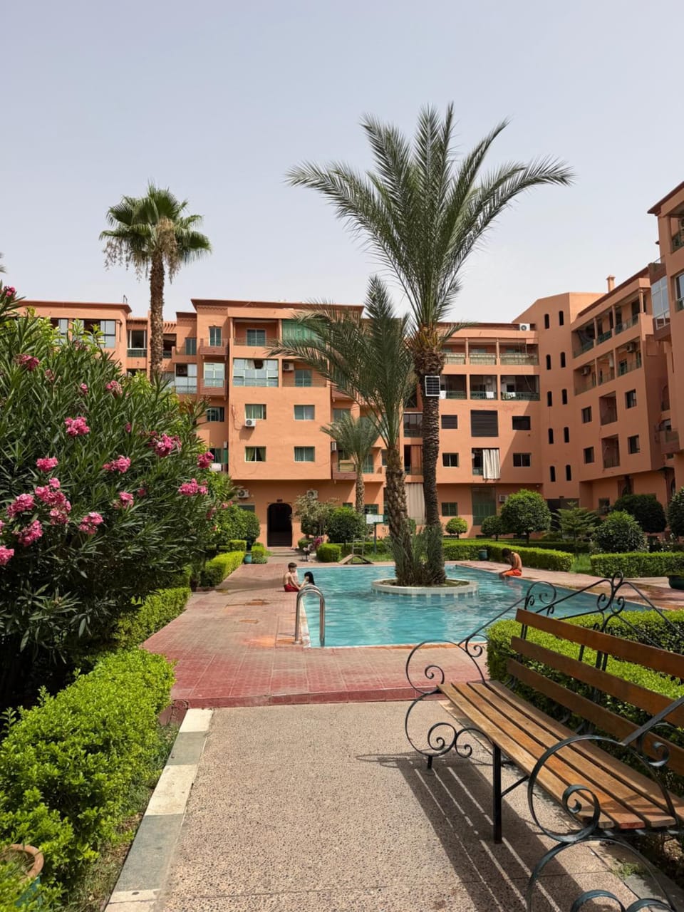 Property building, Day, Garden, Garden view, Pool view, Swimming pool