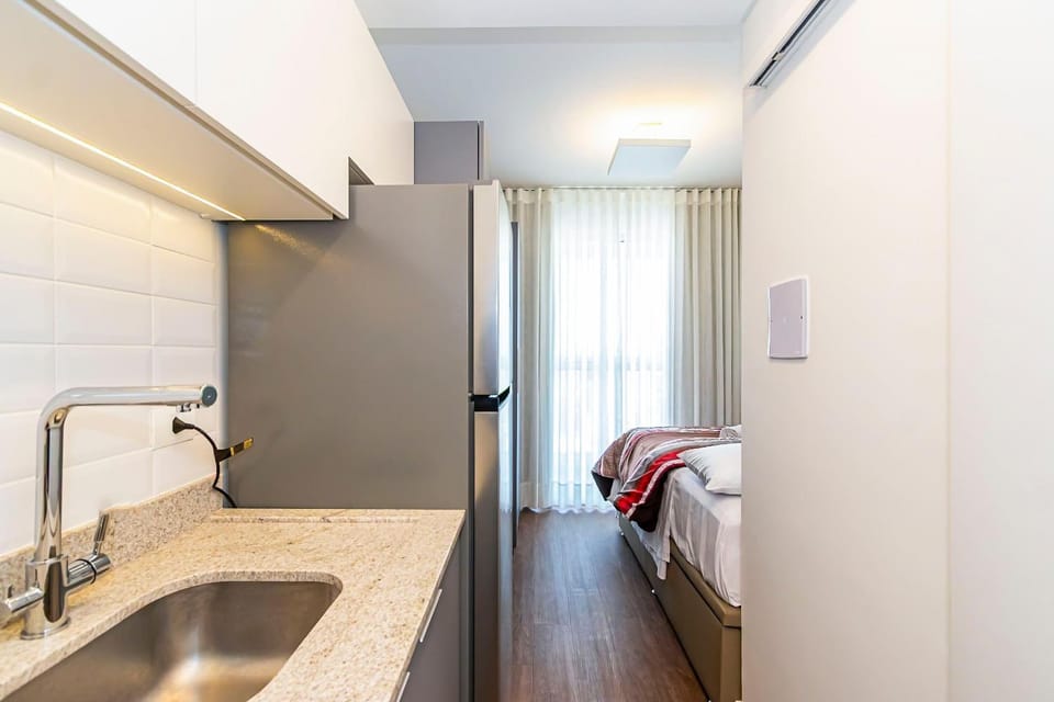 Studio c/ Garagem no Centro de Curitiba - MAN1518 Apartment in Curitiba