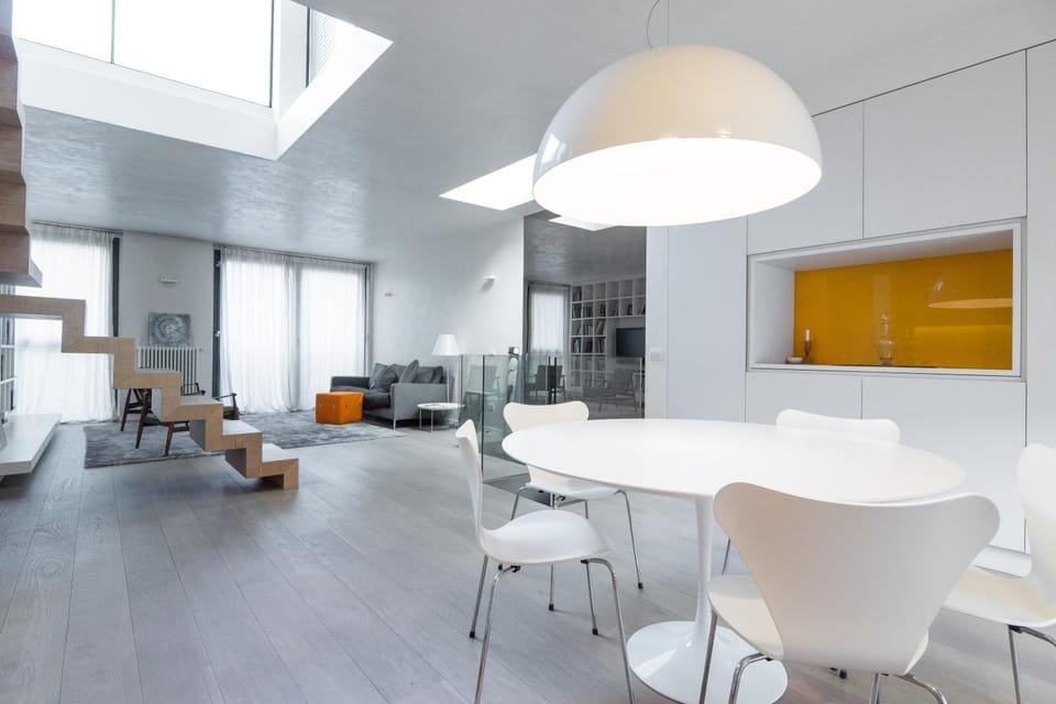 Living room, Seating area, Dining area