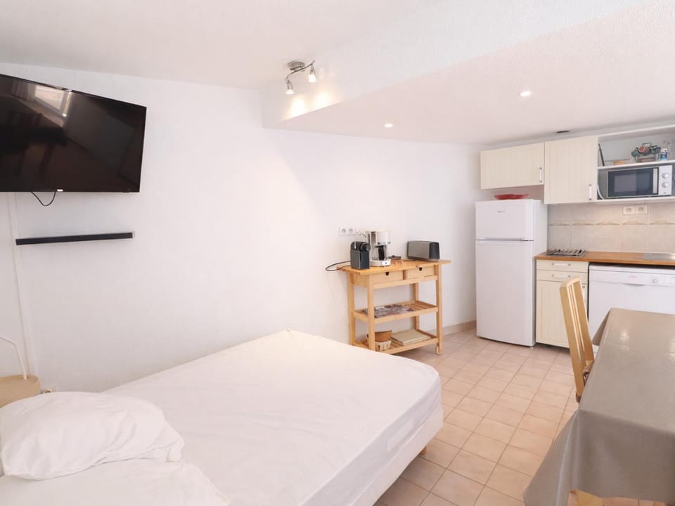 Studio cabine climatisé, vue mer, parking - 4 pers. - FR-1-472A-328 Cabin in Occitanie