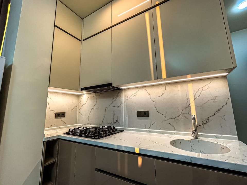 Kitchen or kitchenette, kitchen