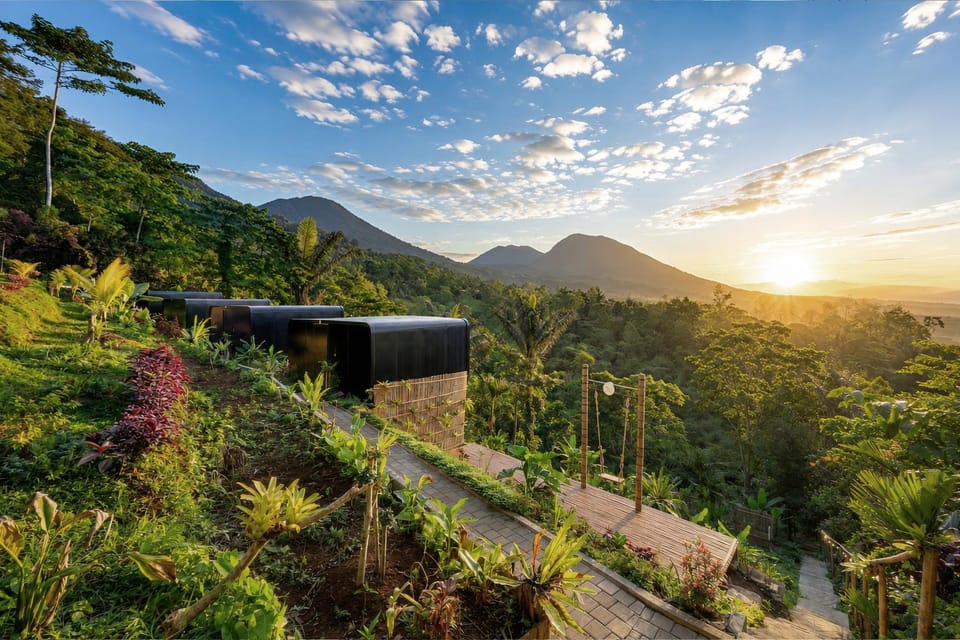Natural landscape, Mountain view, Sunrise