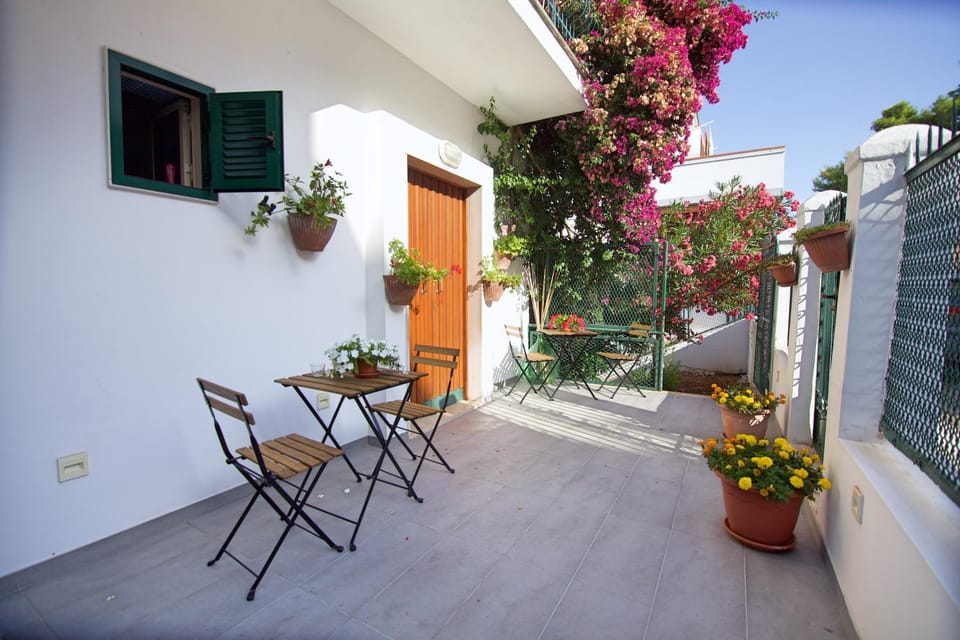 Property building, Patio