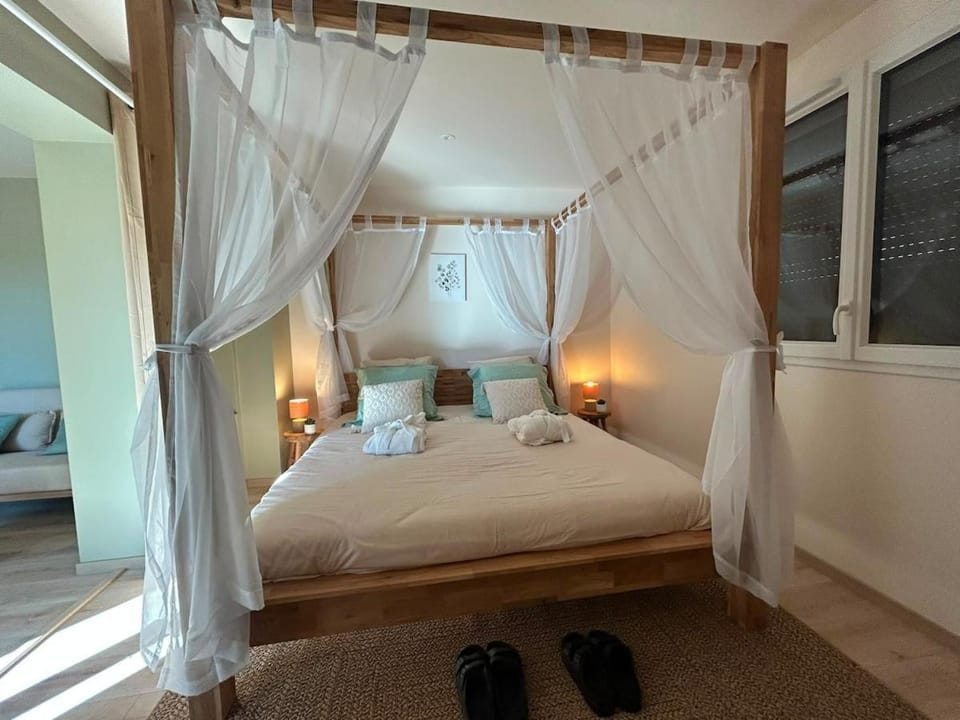 Wellness Suite with Hot Tub & Private Nordic Bath House in Auvergne-Rhône-Alpes