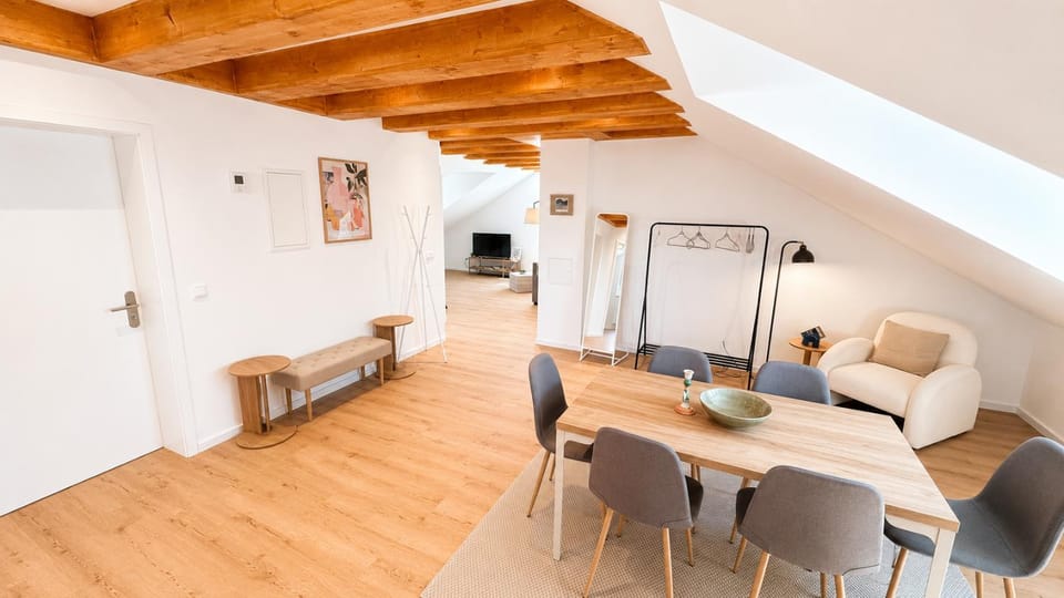 Cozy, spacious top floor apartment with a panoramic view for up to 6 pax Apartment in Bamberg