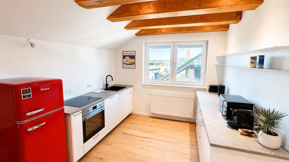 Cozy, spacious top floor apartment with a panoramic view for up to 6 pax Apartment in Bamberg