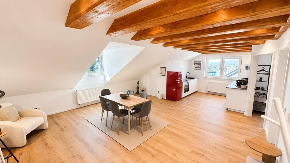 Cozy, spacious top floor apartment with a panoramic view for up to 6 pax Apartment in Bamberg