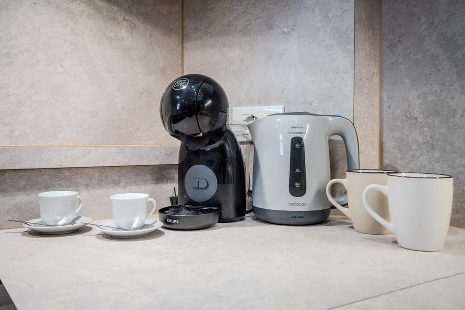Coffee/tea facilities, Kitchen or kitchenette, toaster