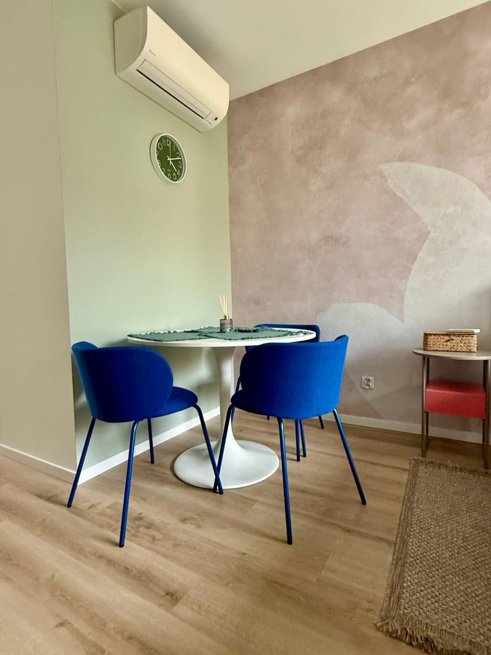 Dining area, air conditioner