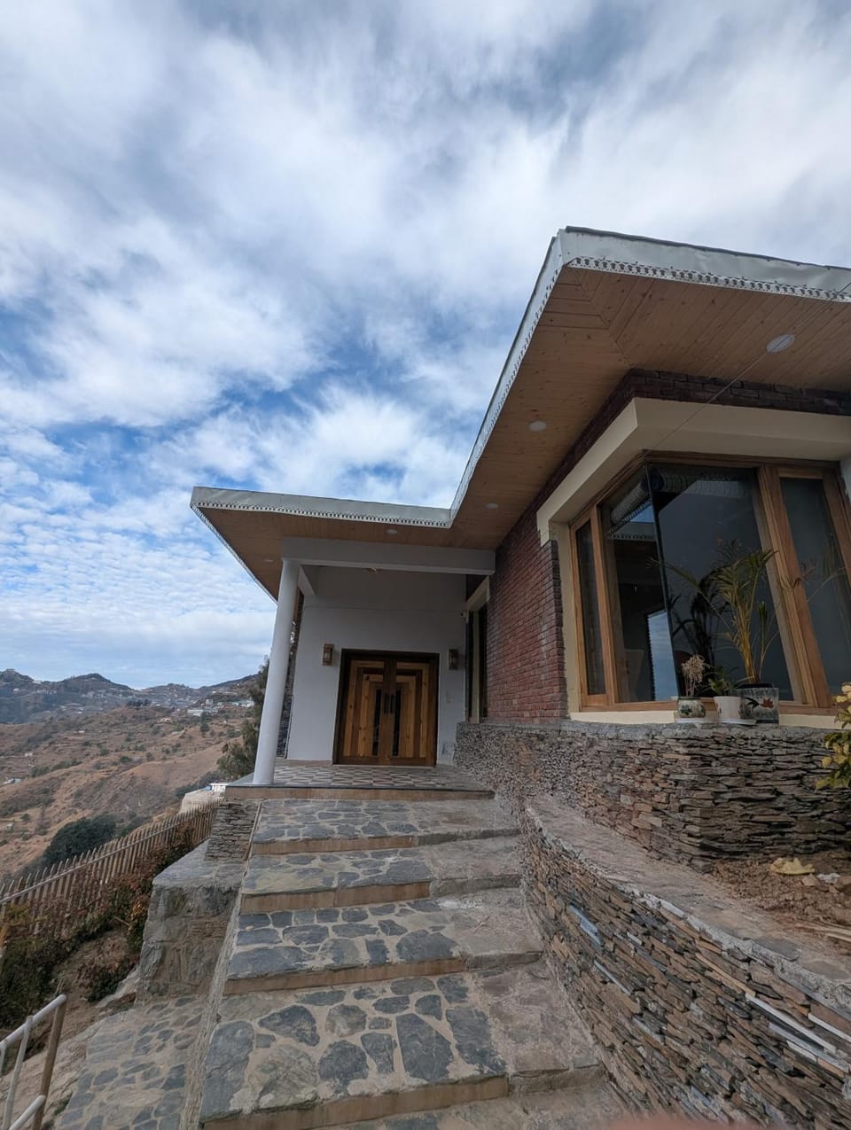 Property building, Natural landscape, Mountain view