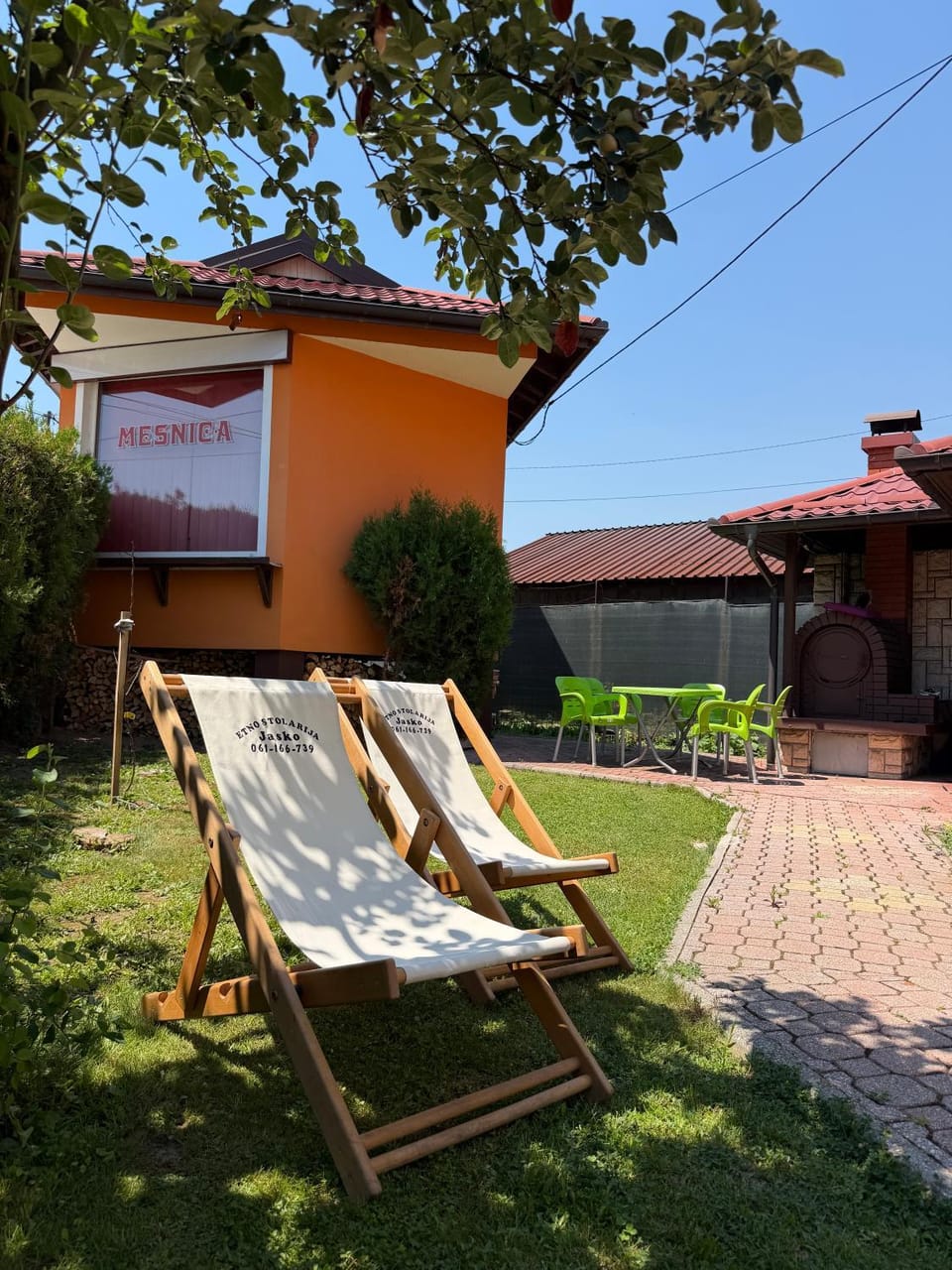Garden, sunbed