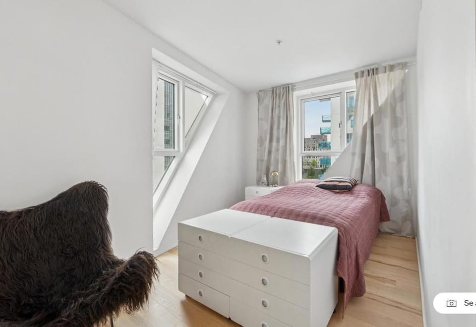 Ocean front home with 2 bedrooms and balconies Apartment in Aarhus