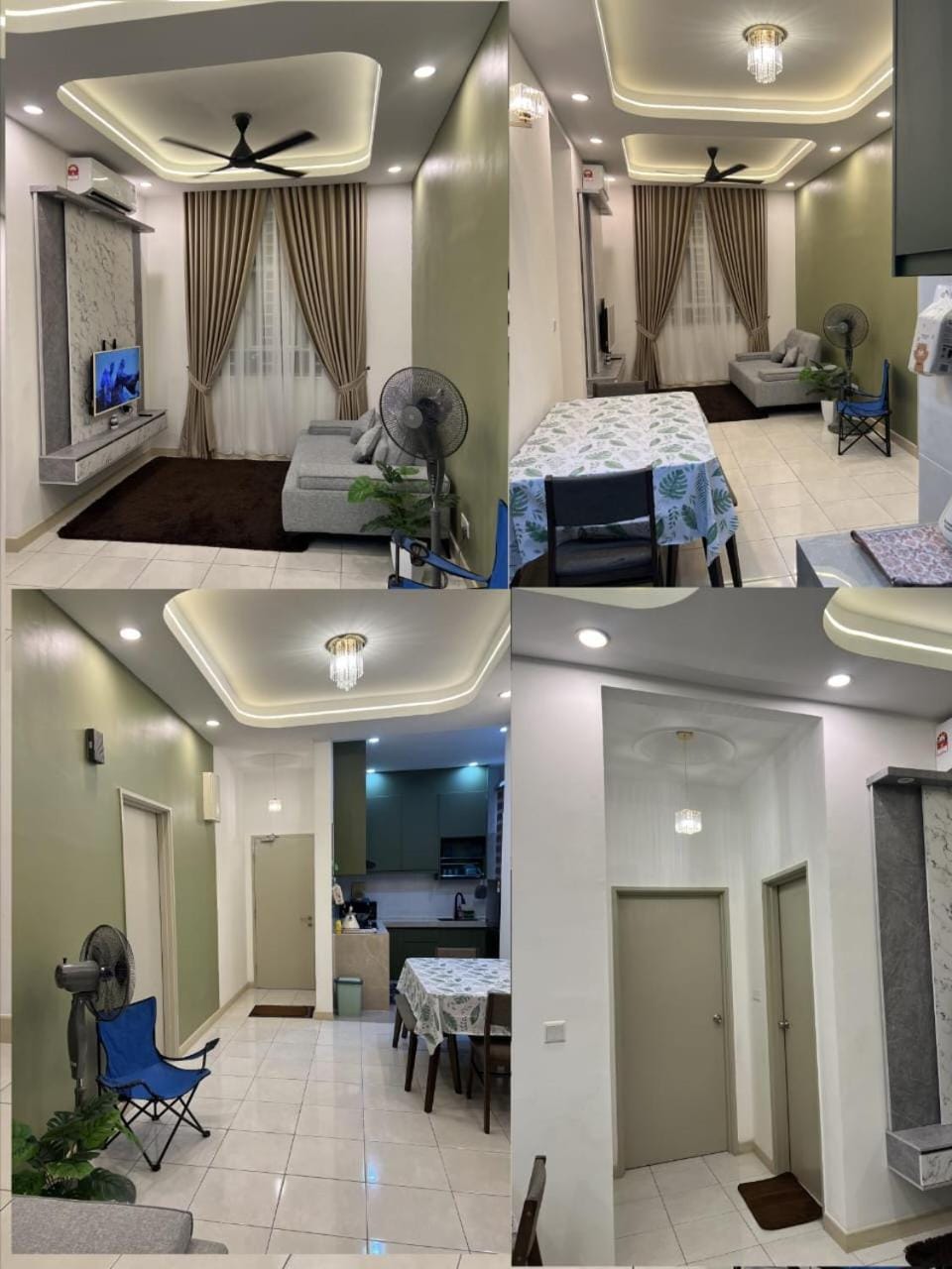 TV and multimedia, Living room, Seating area, Dining area, air conditioner