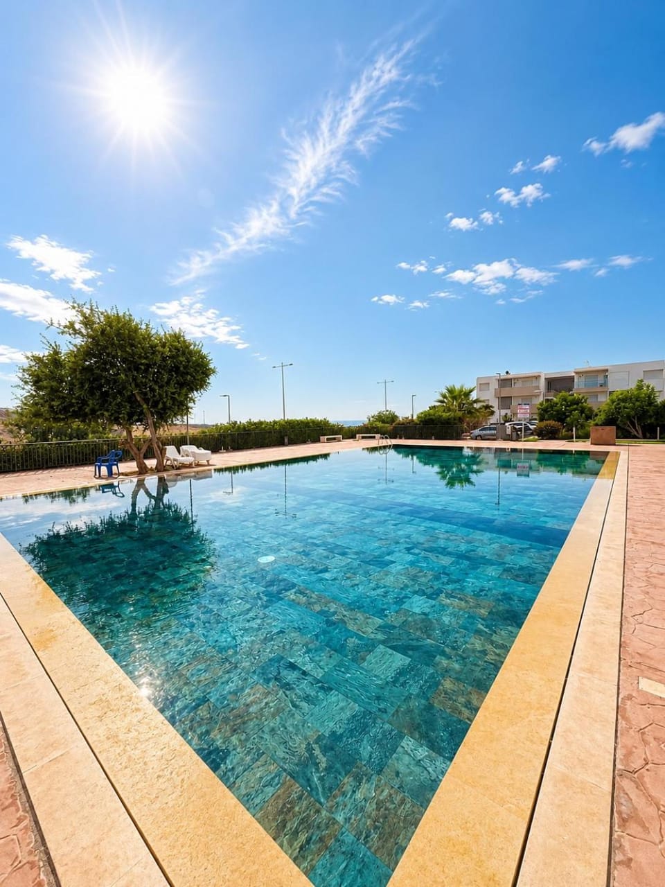 Large Group 3BR Apt, Sea View Balcony, 3 Pools & Kids Playground Apartment in Souss-Massa