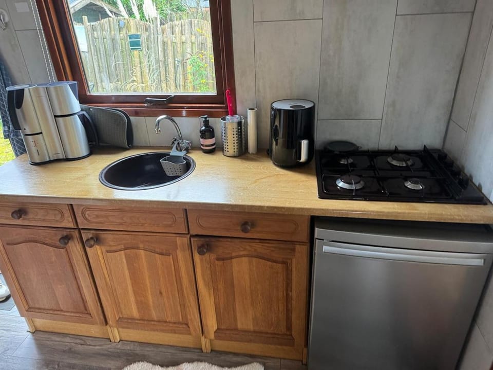 Chalet on the lake with private garden Chalet in Enschede