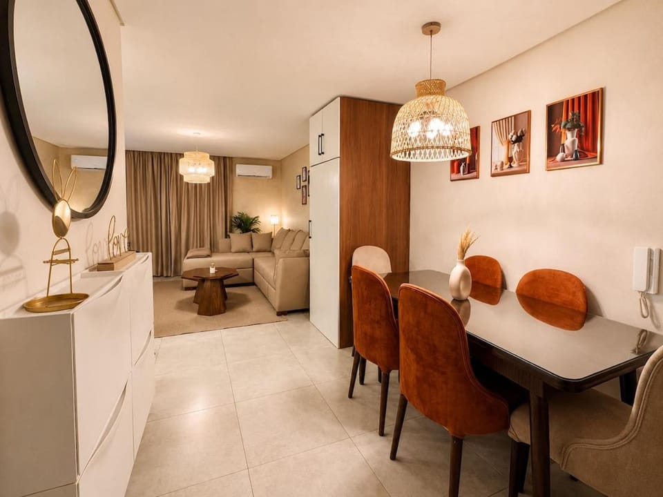 Living room, Seating area, Dining area, air conditioner