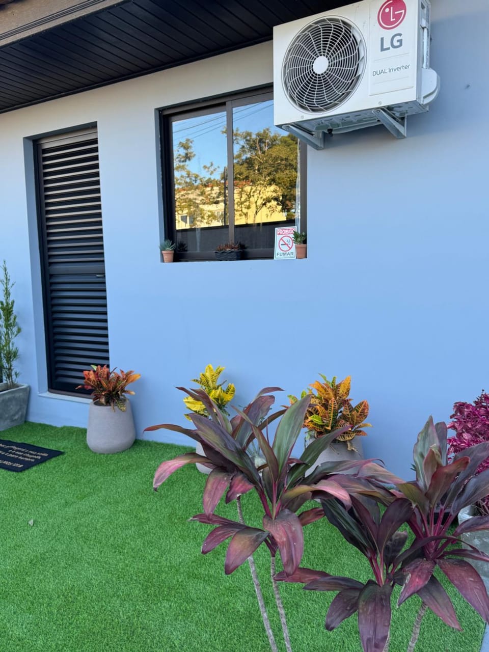 Property building, Garden view