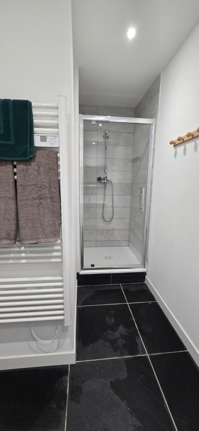 Bathroom, towels