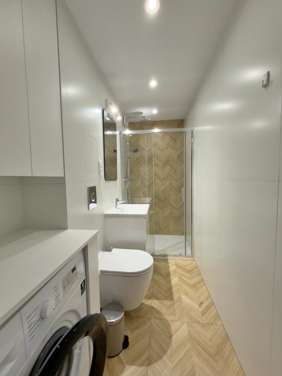 Shower, Toilet, Bathroom, washing machine