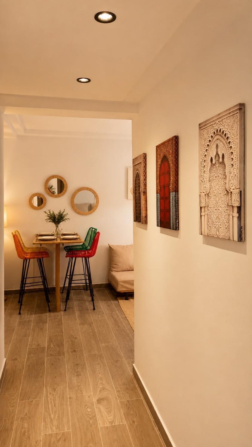Self checkin & Easy Access Apartment with Full AC dryer NETFLIX Apartment in Marrakesh