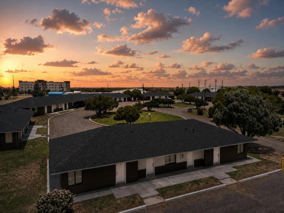 Property building, Sunset