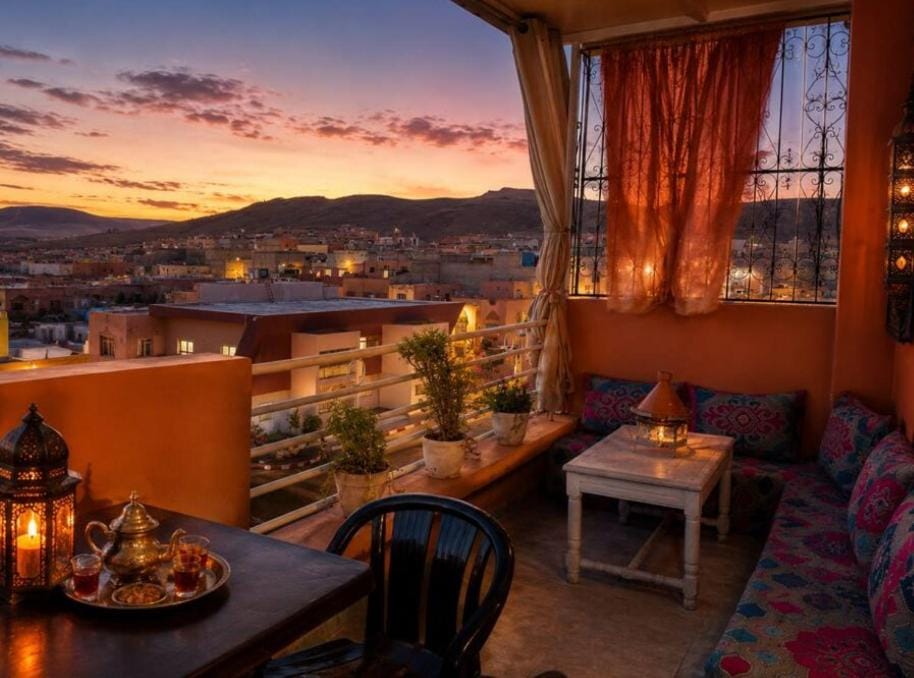 Fantastic & Panoramic View 5 min Gueliz AC Wifi Self check in Apartment in Marrakesh