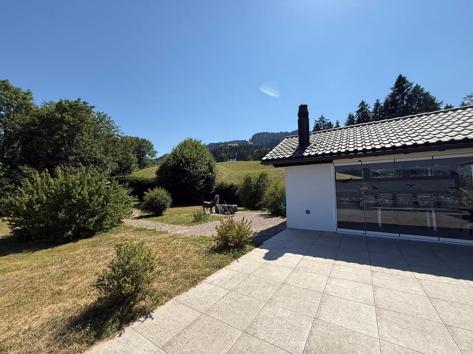 Property building, Patio, Day, Natural landscape